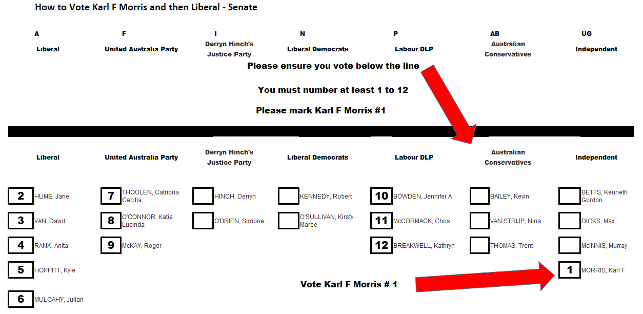 How To Vote Karl Then Liberal